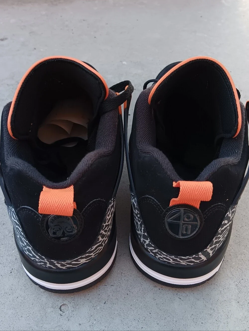 NIKE AIR JORDAN  Spizike Low Black  'Halloween'  FQ1759-008 Sneakers Mens SZ 11